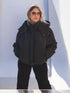 Gestepptes Damen-Mantel Jacke mit Kapuze